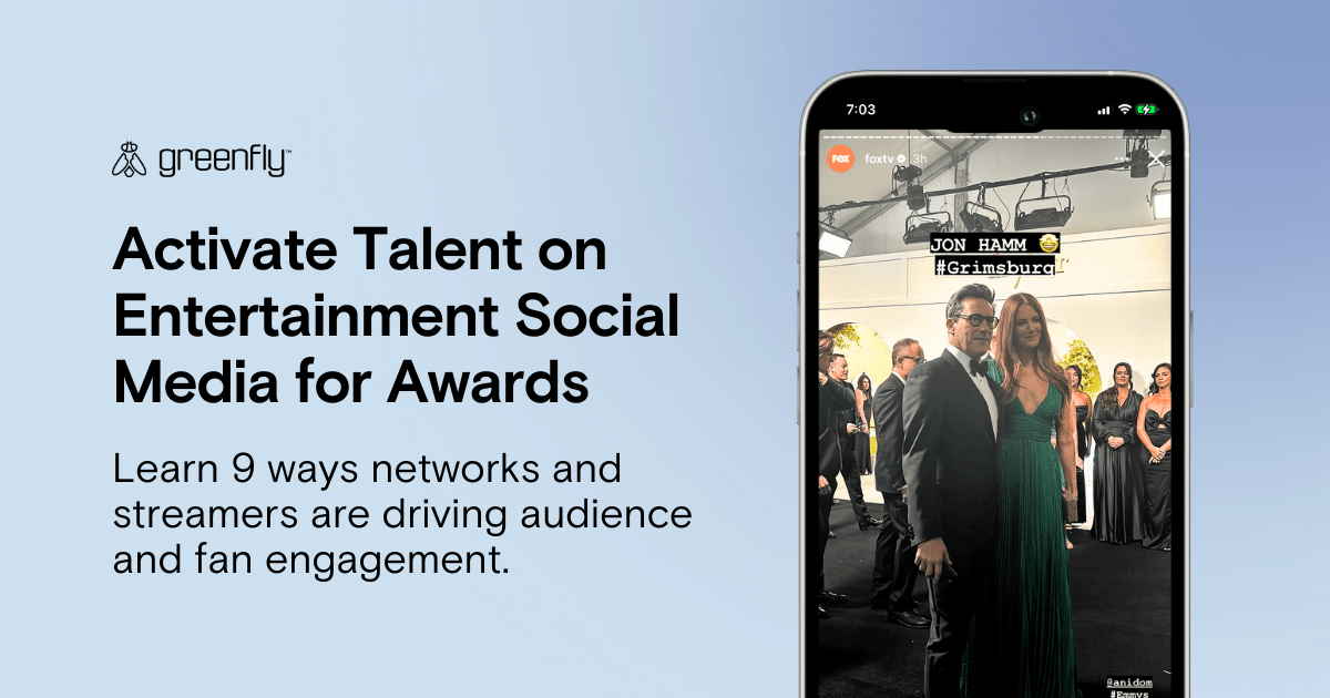 Activate Talent on Entertainment Social Media for Awards