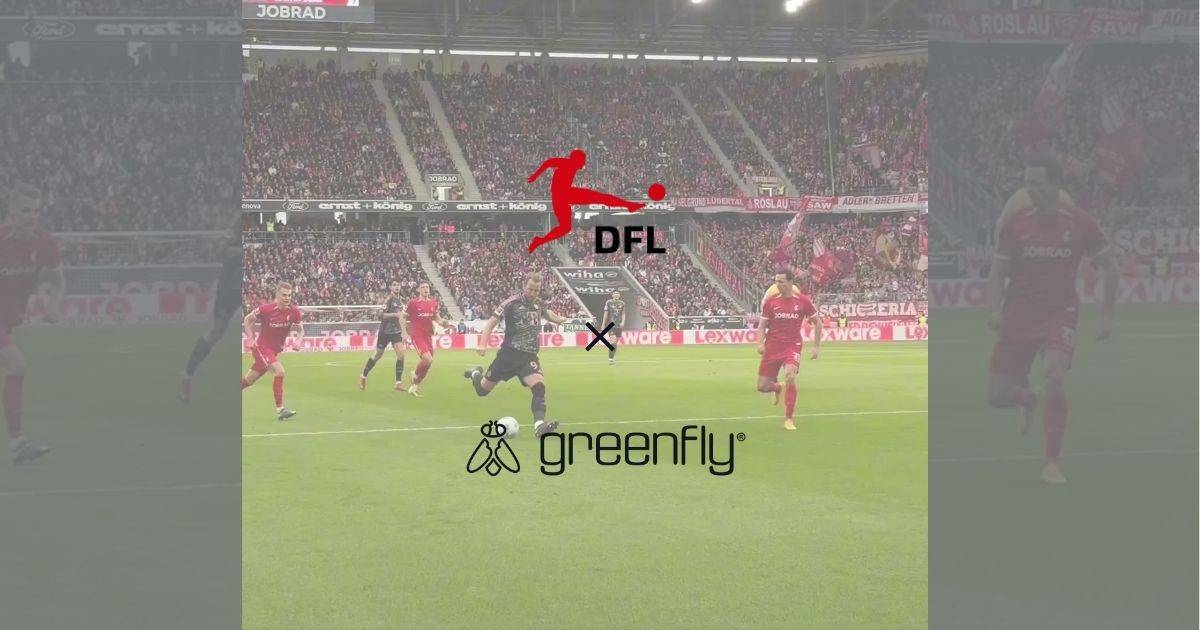 Greenfly and DFL logos on top of DFL match image